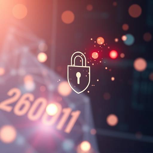Image abstraite repr√©sentant la protection des donn√©es
