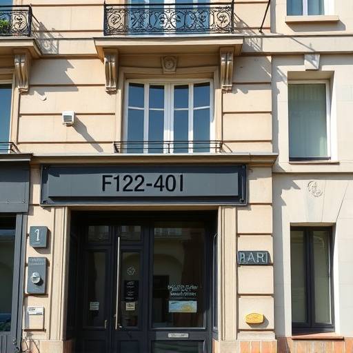 Image de la fa√§ade d'un immeuble parisien, repr√©sentant l'adresse de contact.